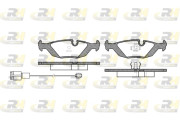 2155.12 Sada brzdových destiček, kotoučová brzda ROADHOUSE