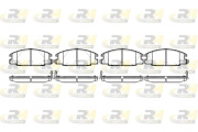 2238.24 Sada brzdových destiček, kotoučová brzda ROADHOUSE