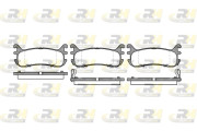 2479.02 Sada brzdových destiček, kotoučová brzda ROADHOUSE