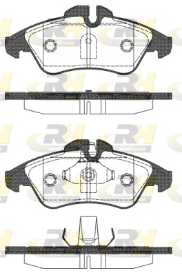 2578.10 Sada brzdových destiček, kotoučová brzda ROADHOUSE