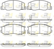 2636.04 Sada brzdových destiček, kotoučová brzda ROADHOUSE