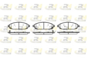 21173.02 Sada brzdových destiček, kotoučová brzda ROADHOUSE