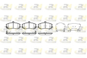 21194.02 Sada brzdových destiček, kotoučová brzda ROADHOUSE