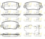 21803.02 Sada brzdových destiček, kotoučová brzda ROADHOUSE