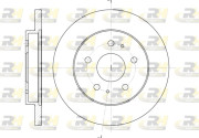 61143.00 Brzdový kotouč ROADHOUSE