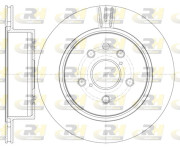 61255.10 Brzdový kotouč ROADHOUSE