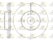 6184.10 Brzdový kotouč ROADHOUSE