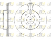 6367.10 Brzdový kotouč ROADHOUSE