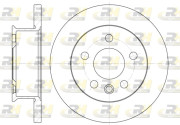 6414.00 Brzdový kotouč ROADHOUSE
