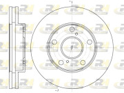 6571.10 Brzdový kotouč ROADHOUSE