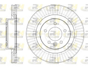 6851.10 Brzdový kotouč ROADHOUSE