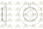 61532.10 Brzdový kotouč ROADHOUSE