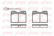 0008.02 Sada brzdových destiček, kotoučová brzda REMSA