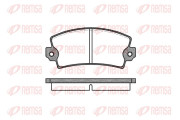 0021.00 Sada brzdových destiček, kotoučová brzda REMSA