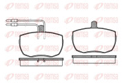0056.04 Sada brzdových destiček, kotoučová brzda REMSA