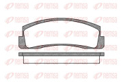 0103.00 Sada brzdových destiček, kotoučová brzda REMSA