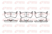 0164.02 Sada brzdových destiček, kotoučová brzda REMSA