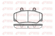 0176.20 Sada brzdových destiček, kotoučová brzda REMSA