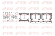 0212.32 Sada brzdových destiček, kotoučová brzda REMSA