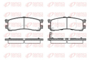 0399.21 Sada brzdových destiček, kotoučová brzda REMSA