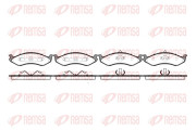 0467.00 Sada brzdových destiček, kotoučová brzda REMSA