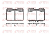 0476.00 Sada brzdových destiček, kotoučová brzda REMSA