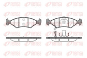 0502.22 Sada brzdových destiček, kotoučová brzda REMSA