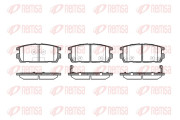 0877.02 Sada brzdových destiček, kotoučová brzda REMSA