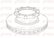 NCA1042.20 Brzdový kotouč Heavy Duty Brake Disc REMSA