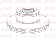 NCA1053.20 Brzdový kotouč Heavy Duty Brake Disc REMSA