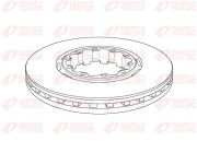 NCA1153.20 Brzdový kotouč Heavy Duty Brake Disc REMSA