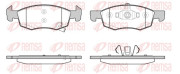 1634.02 Sada brzdových destiček, kotoučová brzda REMSA