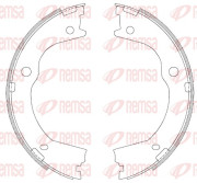 4609.00 Sada brzdových čelistí, parkovací brzda REMSA