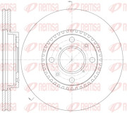 61002.10 Brzdový kotouč REMSA