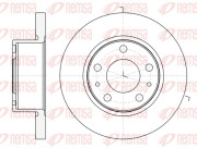 61007.00 Brzdový kotouč REMSA