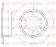 61159.10 Brzdový kotouč REMSA