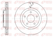 61200.10 Brzdový kotouč REMSA