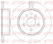 61255.10 Brzdový kotouč REMSA