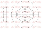 6129.00 Brzdový kotouč REMSA