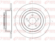 61343.00 Brzdový kotouč REMSA