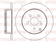 61350.00 Brzdový kotouč REMSA