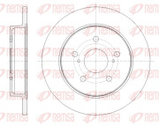 61795.00 Brzdový kotouč REMSA