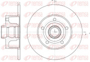 6431.00 Brzdový kotouč REMSA