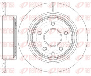 6998.10 Brzdový kotouč REMSA