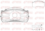 JCA 815.80 Sada brzdových destiček, kotoučová brzda REMSA