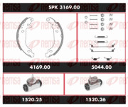 SPK 3169.00 Souprava brzd, bubnova brzda Super Precision Kit REMSA