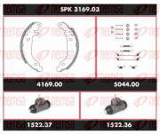 SPK 3169.03 Souprava brzd, bubnova brzda Super Precision Kit REMSA