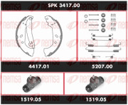 SPK 3417.00 Souprava brzd, bubnova brzda Super Precision Kit REMSA