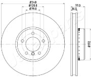 DI-0157 Brzdový kotouč JAPANPARTS