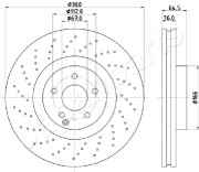 DI-0527 Brzdový kotouč JAPANPARTS